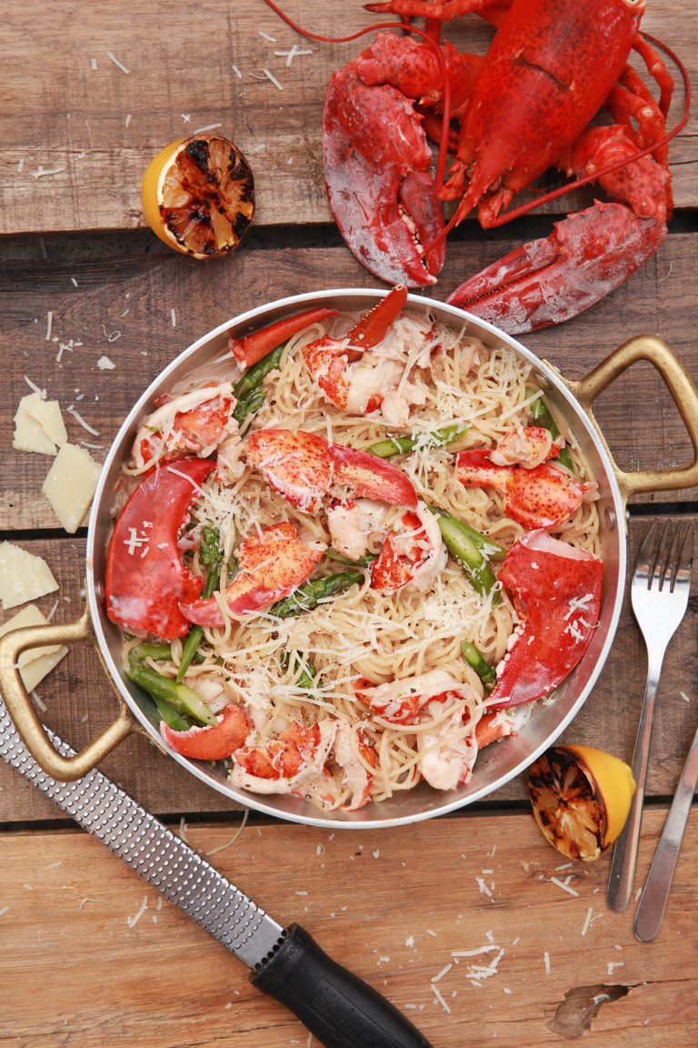 Spaghetti crémeux au homard Max L'affamé